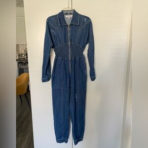 Steve Madden Women's Blue Denim Jumpsuit
